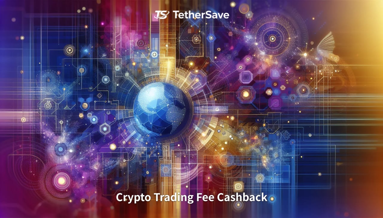 Abstract representation of decentralized communication using blockchain technology.