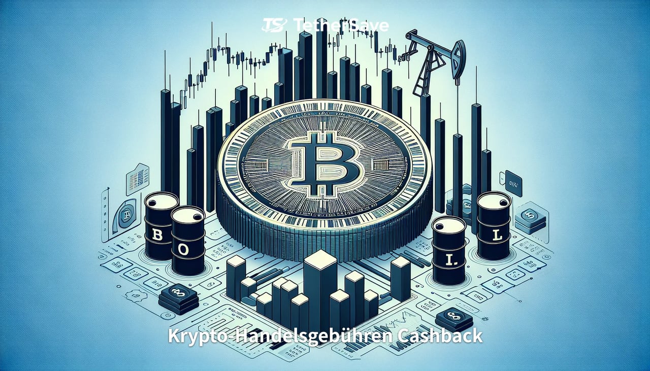 Bitcoin-Münze auf einem Diagramm