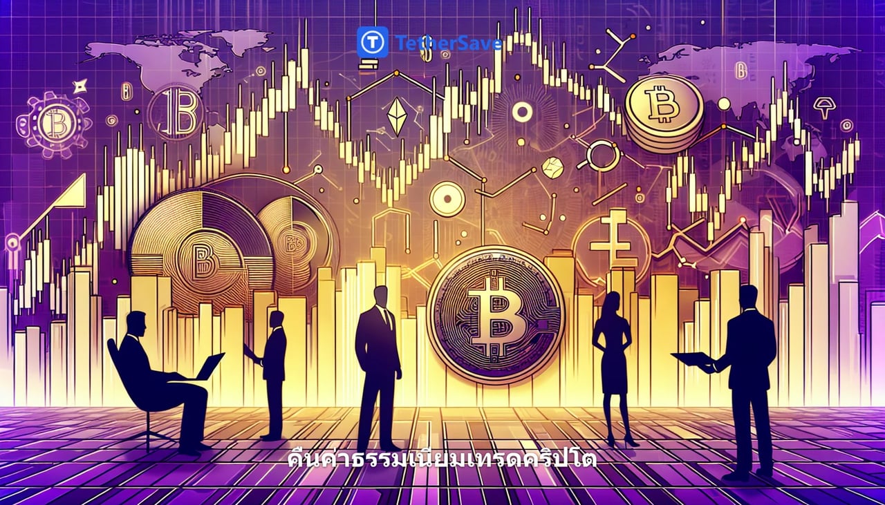 ภาพแสดงความผันผวนของ Bitcoin