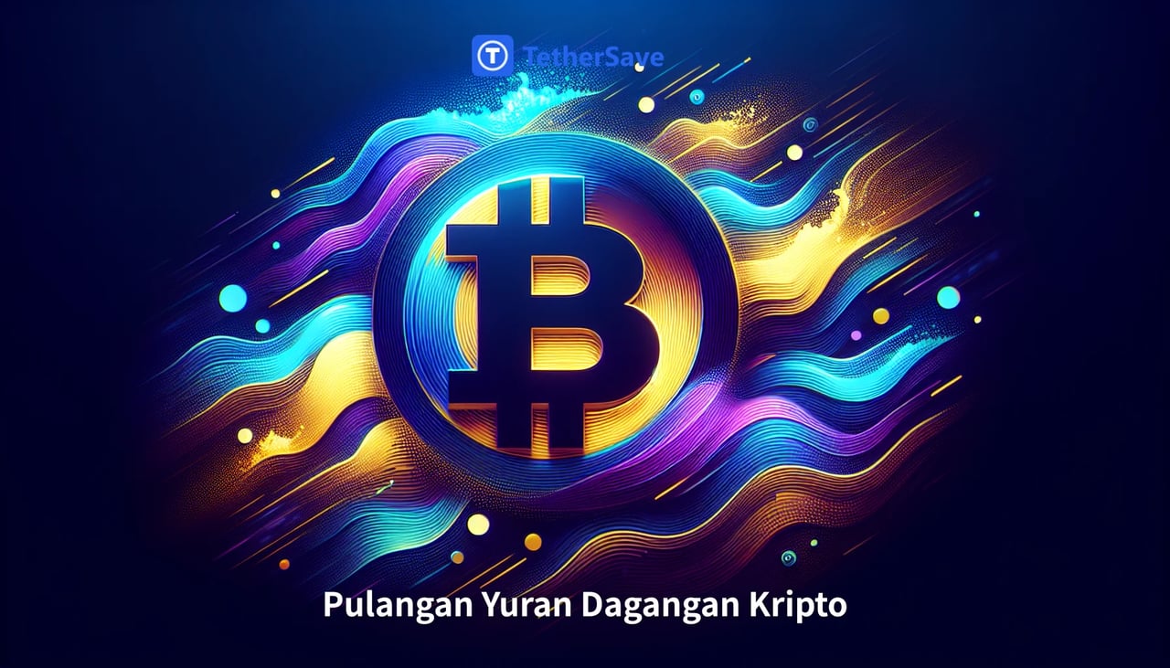 Imej pasaran kripto yang tidak stabil