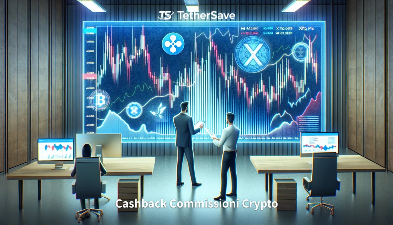 Grafico del prezzo di XRP in calo