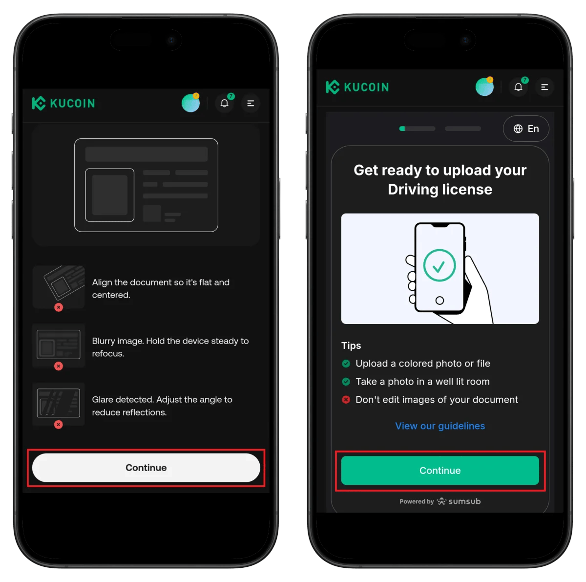 KuCoin Document Preparation