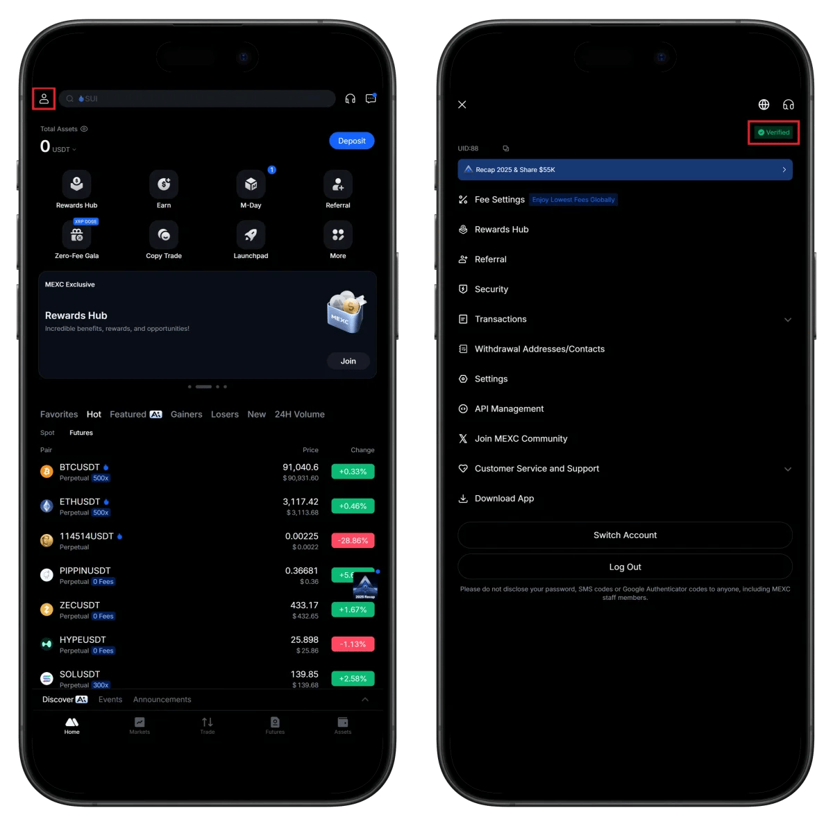 MEXC Verification Complete