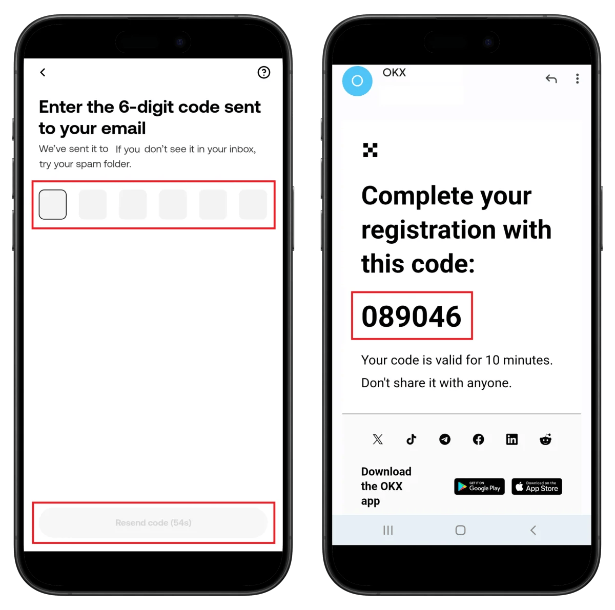 OKX Email Verification