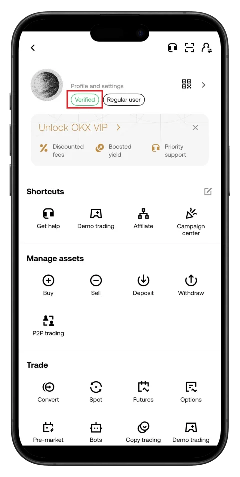 OKX Verification Complete