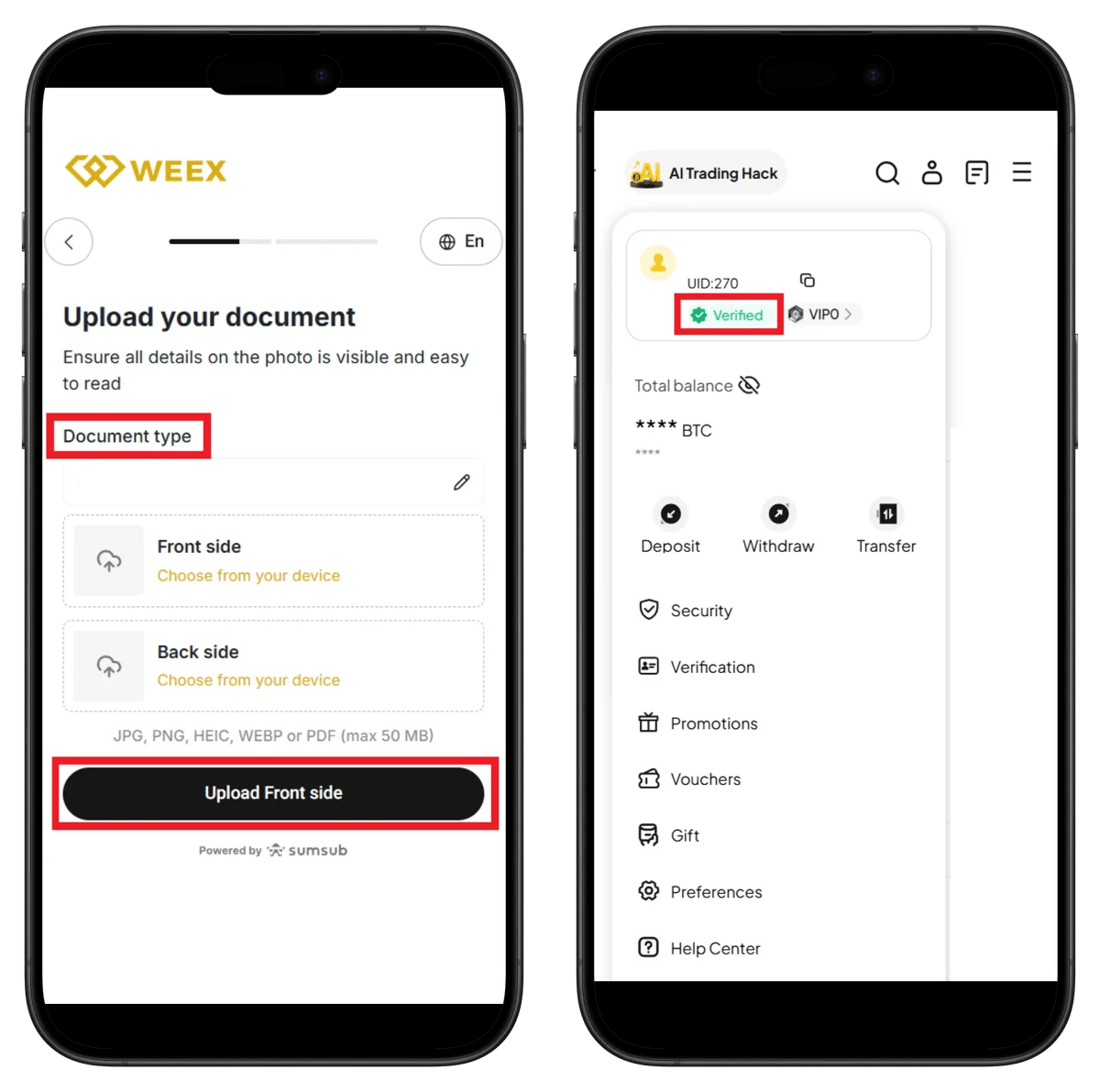 WEEX бичиг баримт байршуулах WEEX бичиг баримт байршуулах
