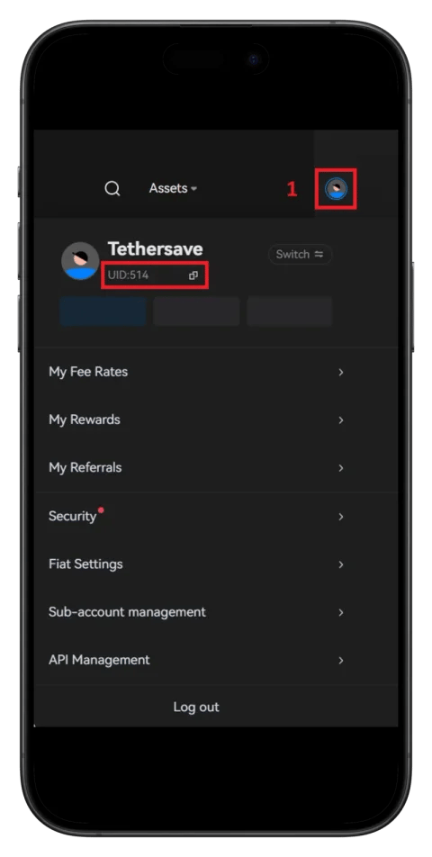 Vérification de l'UID HTX