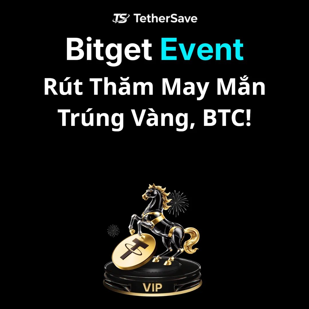 Bitget Rút Thăm May Mắn Tết Nguyên Đán - Ngựa Vàng, BTC Trúng 100%!