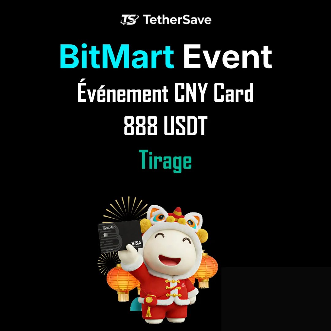 Événement Carte BitMart Nouvel An Chinois - Tirage au sort 888 USDT