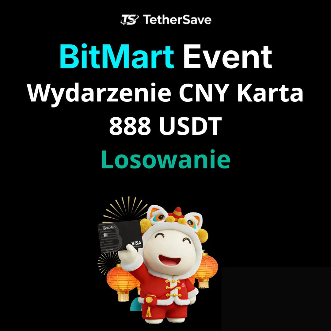 Wydarzenie Karta BitMart Chiński Nowy Rok - Losowanie 888 USDT