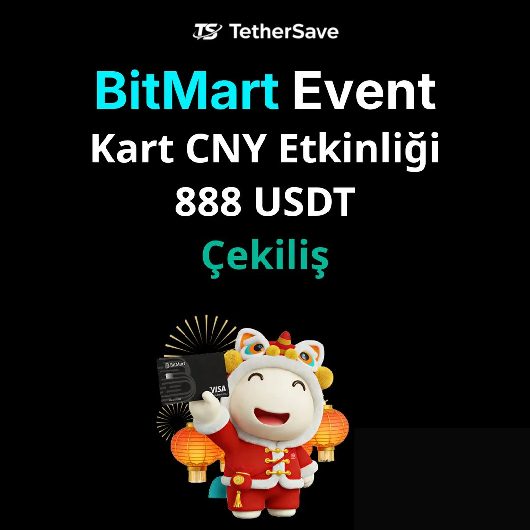 BitMart Kart Çin Yeni Yılı Etkinliği - 888 USDT Şanslı Çekiliş