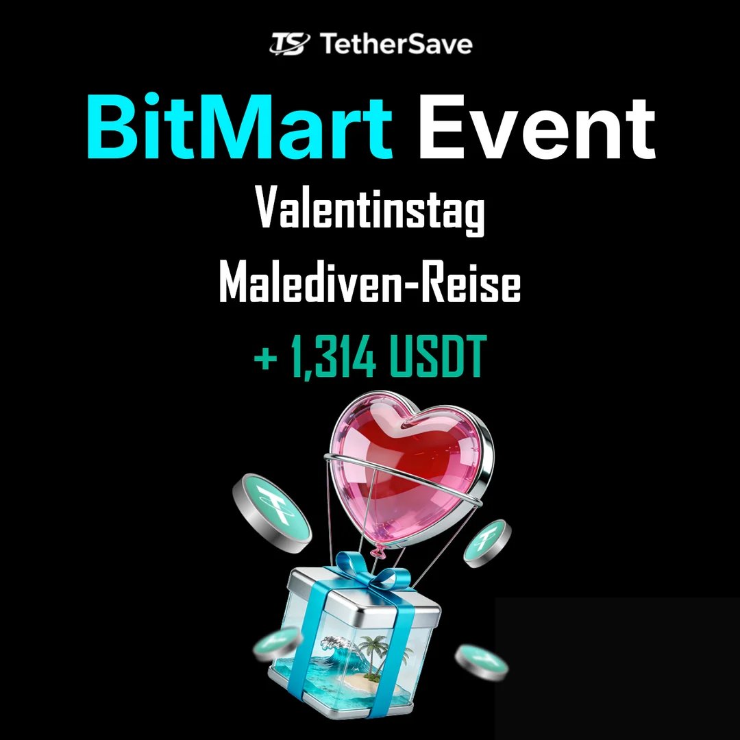 BitMart Valentinstag Spot-Trading Event - Gewinnen Sie Malediven-Reise und bis zu 1,314 USDT