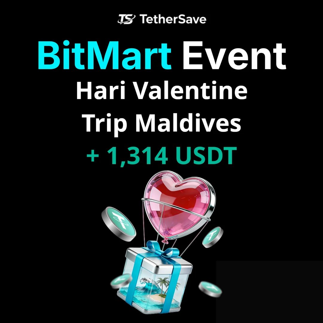 Acara Dagangan Spot Hari Valentine BitMart - Menangi trip Maldives dan sehingga 1,314 USDT
