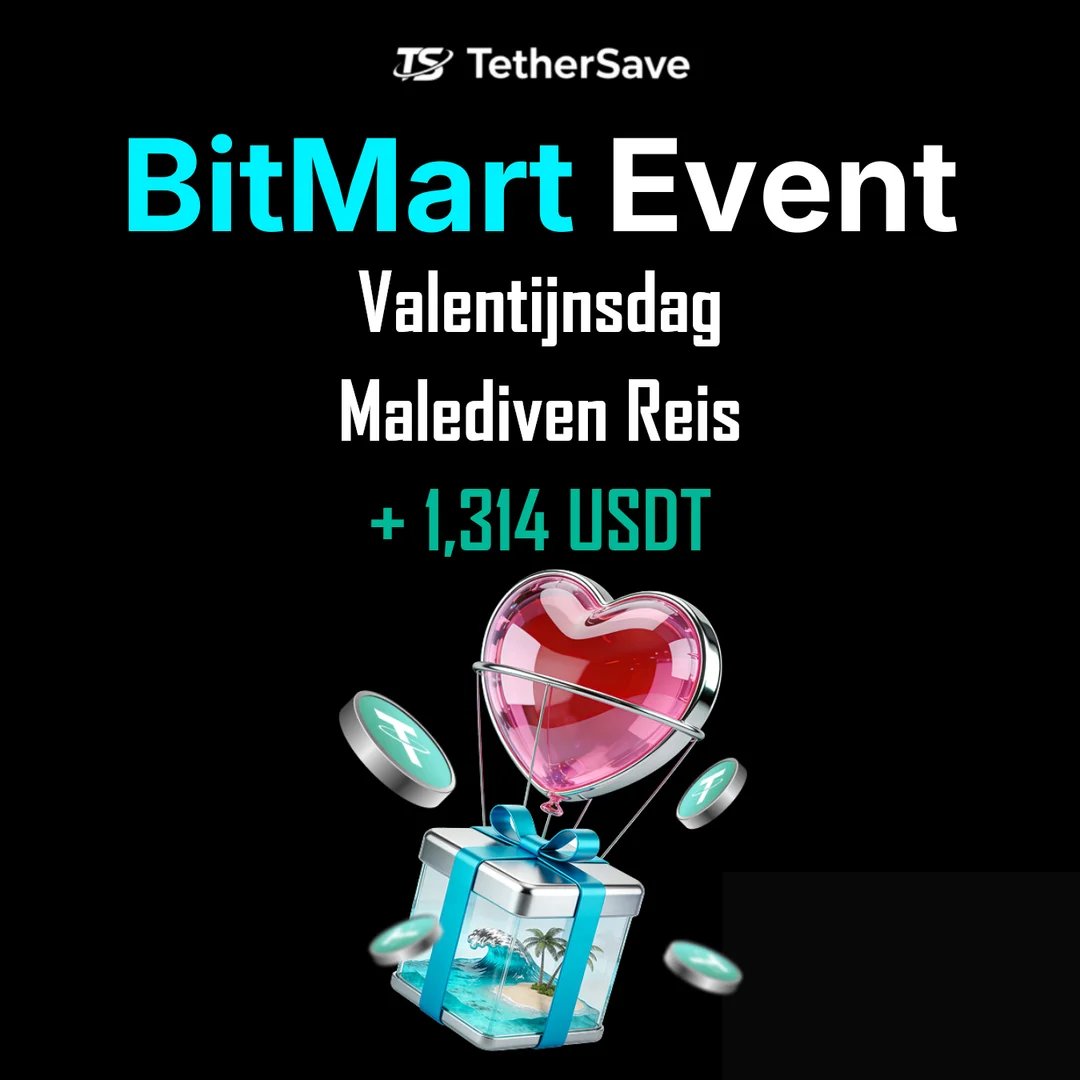 BitMart Valentijnsdag Spot Trading Evenement - Win Malediven reis en tot 1,314 USDT