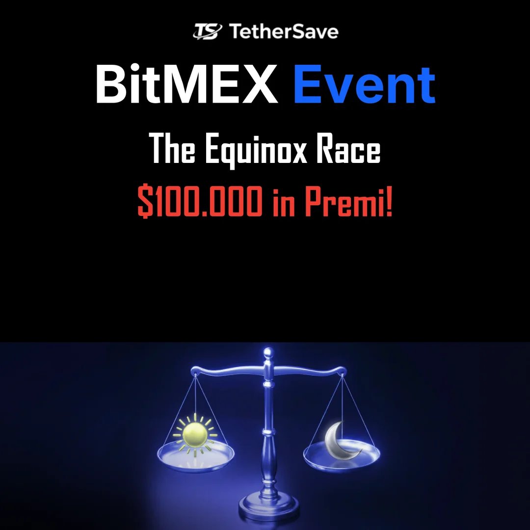 Evento BitMEX The Equinox Race - Montepremi da 100.000 USD con Team Race, Safety Net, serie di trading e premi sul volume