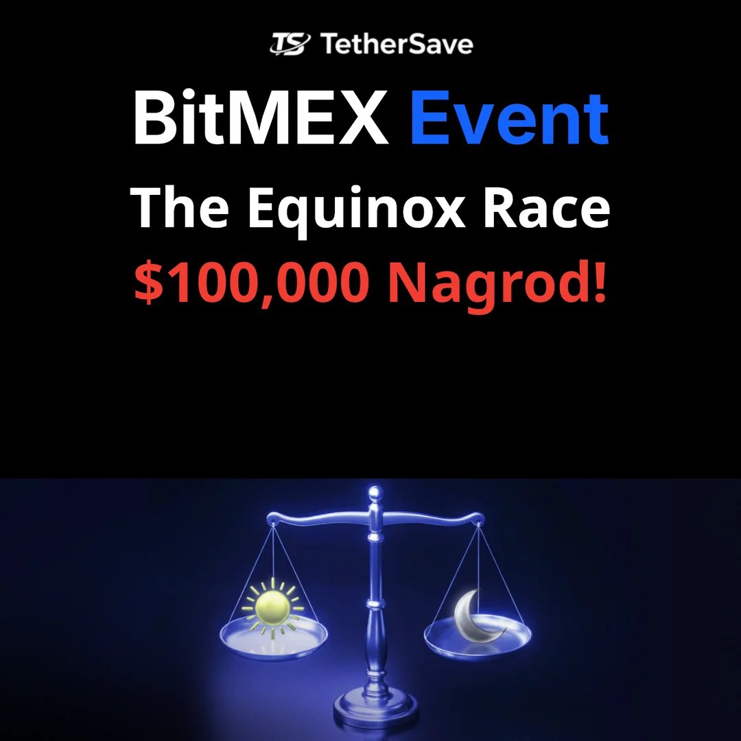 Wydarzenie BitMEX The Equinox Race - Pula nagród 100 000 USD z Team Race, Safety Net, serią handlową i nagrodami wolumenowymi
