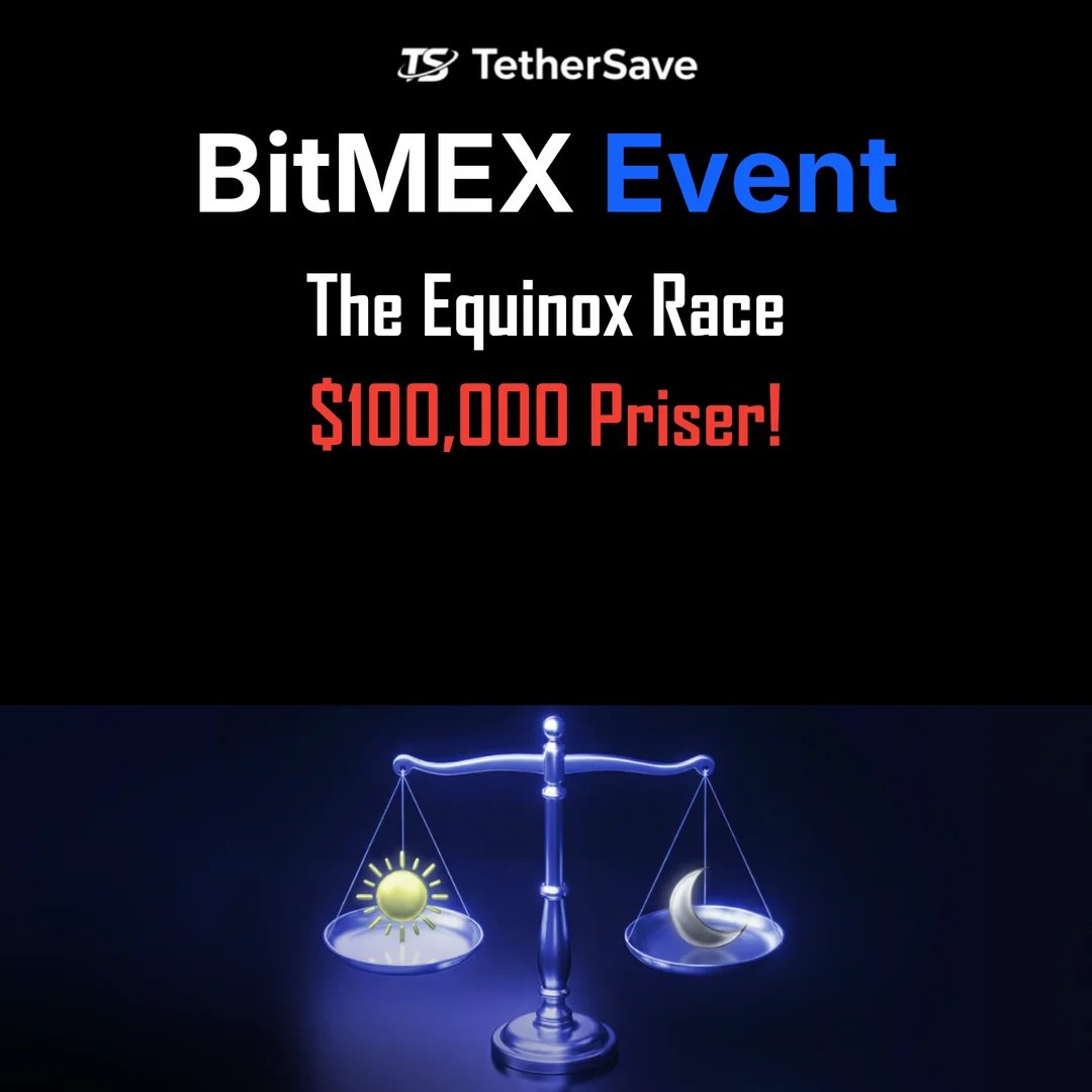 BitMEX The Equinox Race event - 100 000 USD prispott med Team Race, Safety Net, handelssvit och volymbelöningar