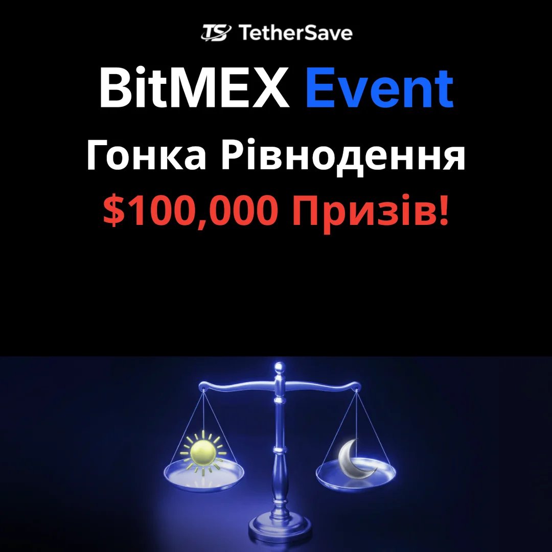Подія BitMEX The Equinox Race - Призовий фонд 100 000 USD з Team Race, Safety Net, торговою серією та нагородами за обсяг