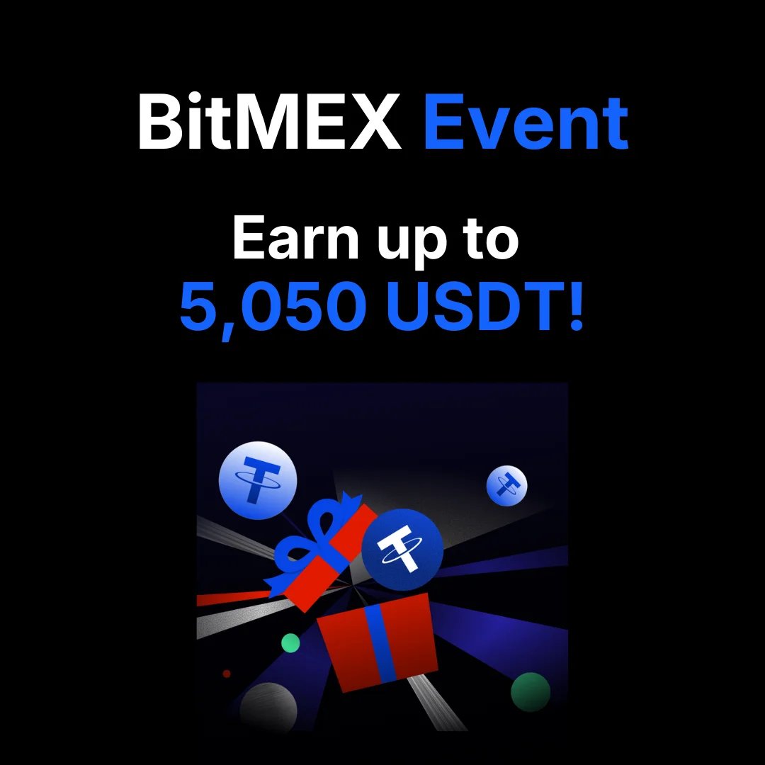 BitMEX New User Welcome Offer Event - Up to 5,050 USDT Banner