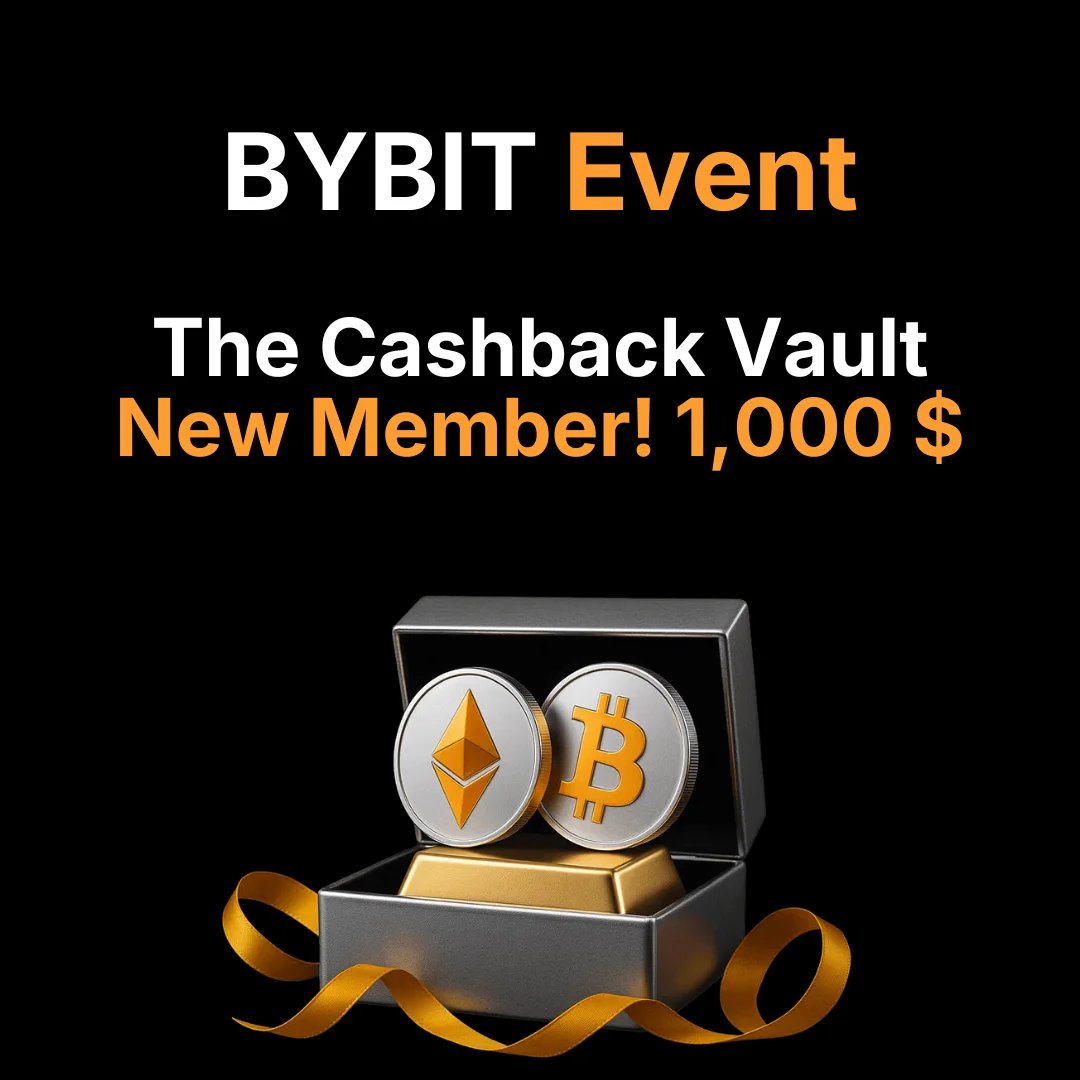 Bybit Cashback Vault Event - Earn up to 1,000 USDT cashback rewards for trading milestones