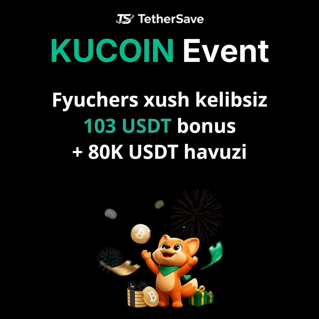 KuCoin Fyuchers Xush Kelibsiz Sovg'asi