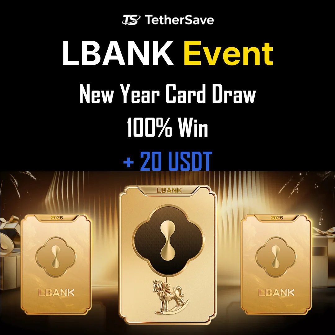 LBank New Year Card Draw Event - 100% lucky win for BTC, ETH, SOL and more crypto rewards