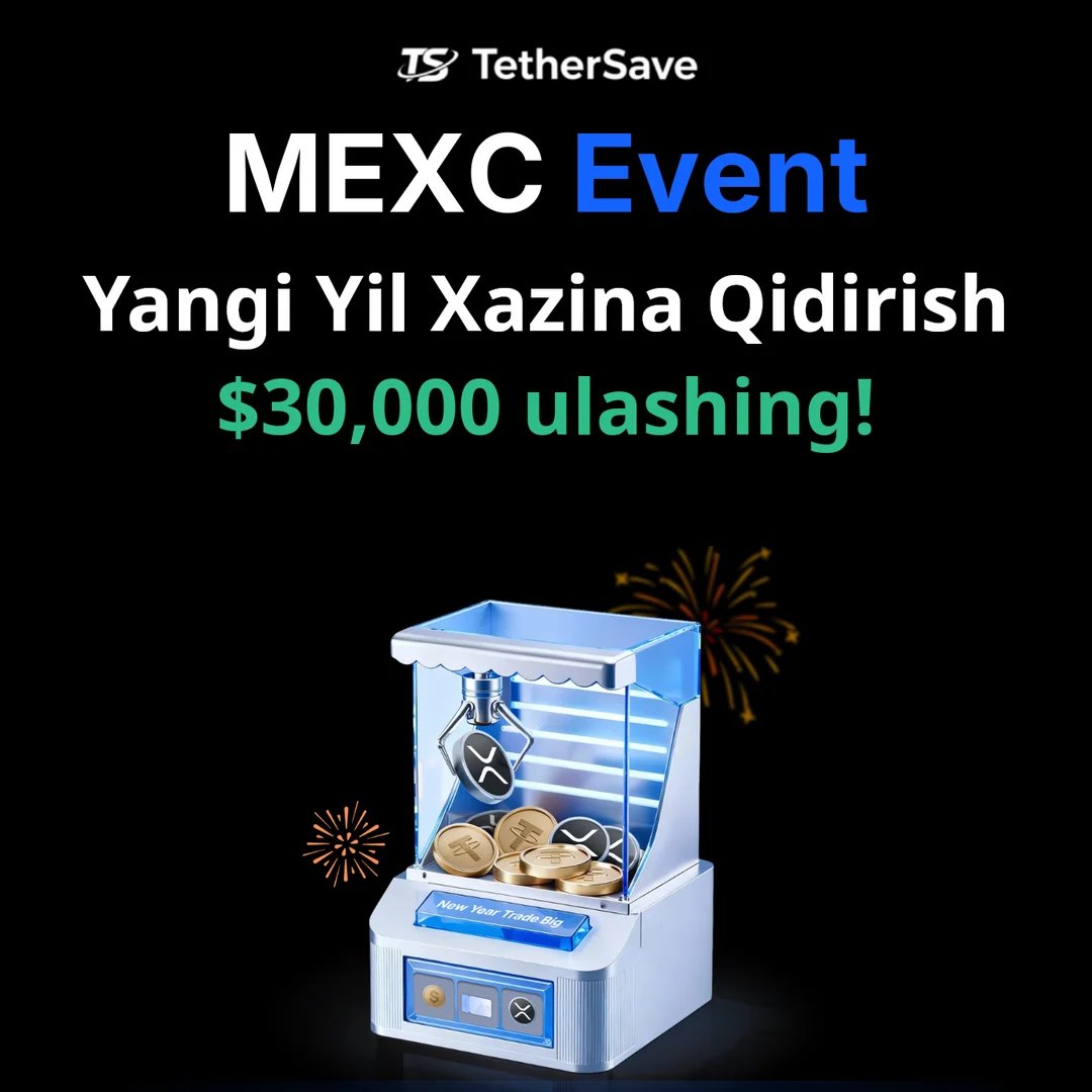 MEXC Yangi yil xazina qidirish - $30,000 bo'lishish