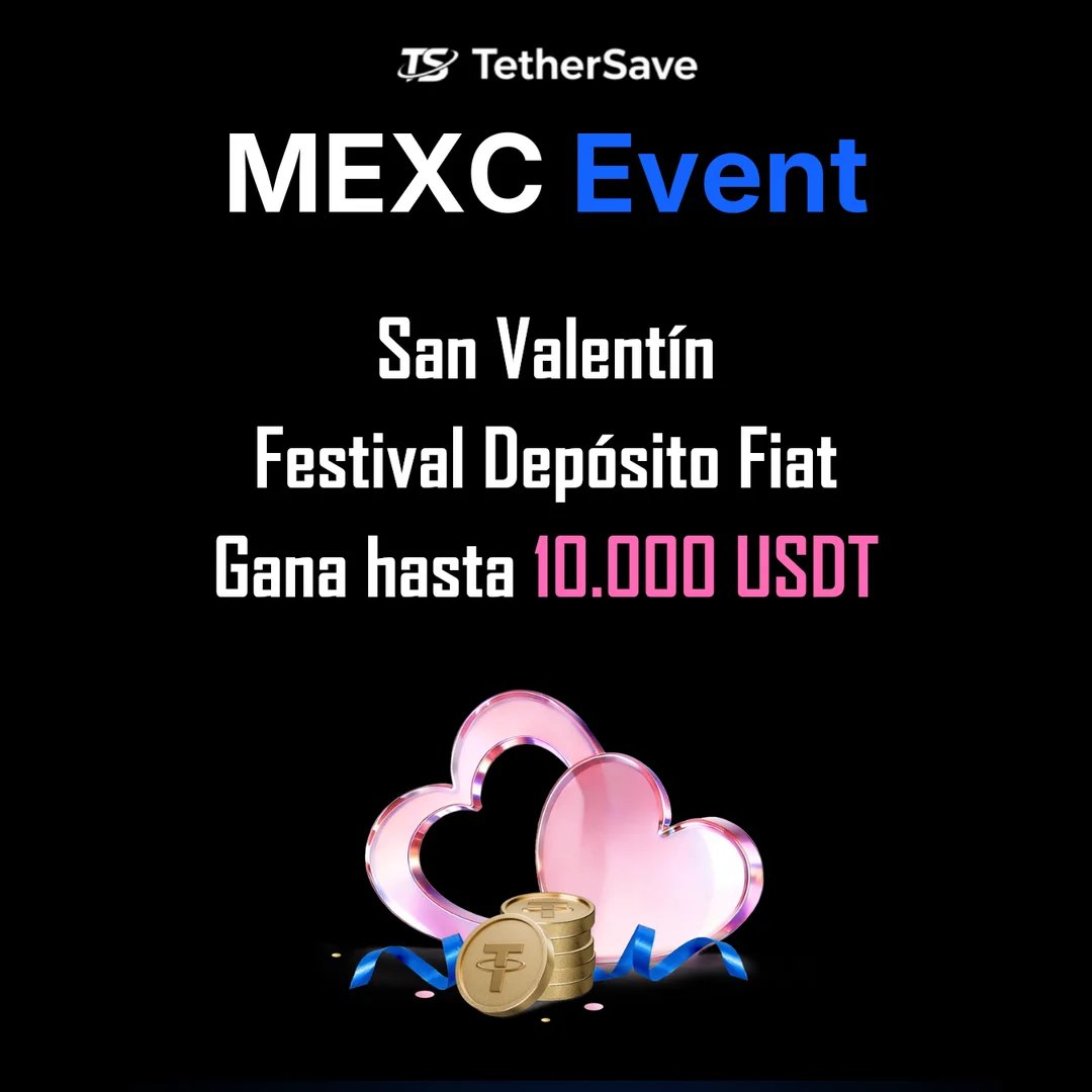 Festival de Depósito Fiat de San Valentín MEXC - Premios de máquina de garra hasta 10,000 USDT