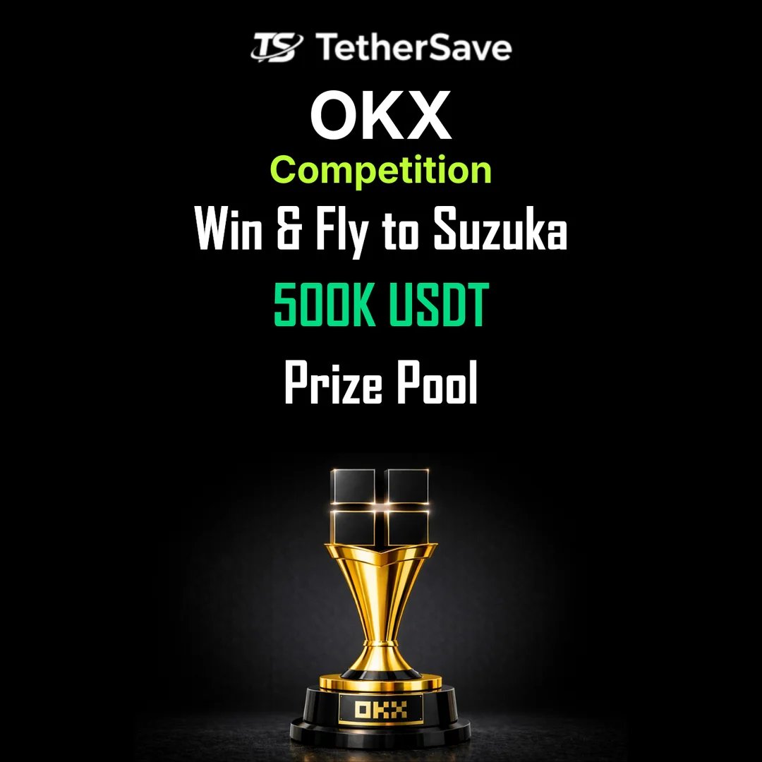 OKX 2026 Feb Trading Race - 500K USDT prize pool and F1 Japan Grand Prix VIP tickets event banner