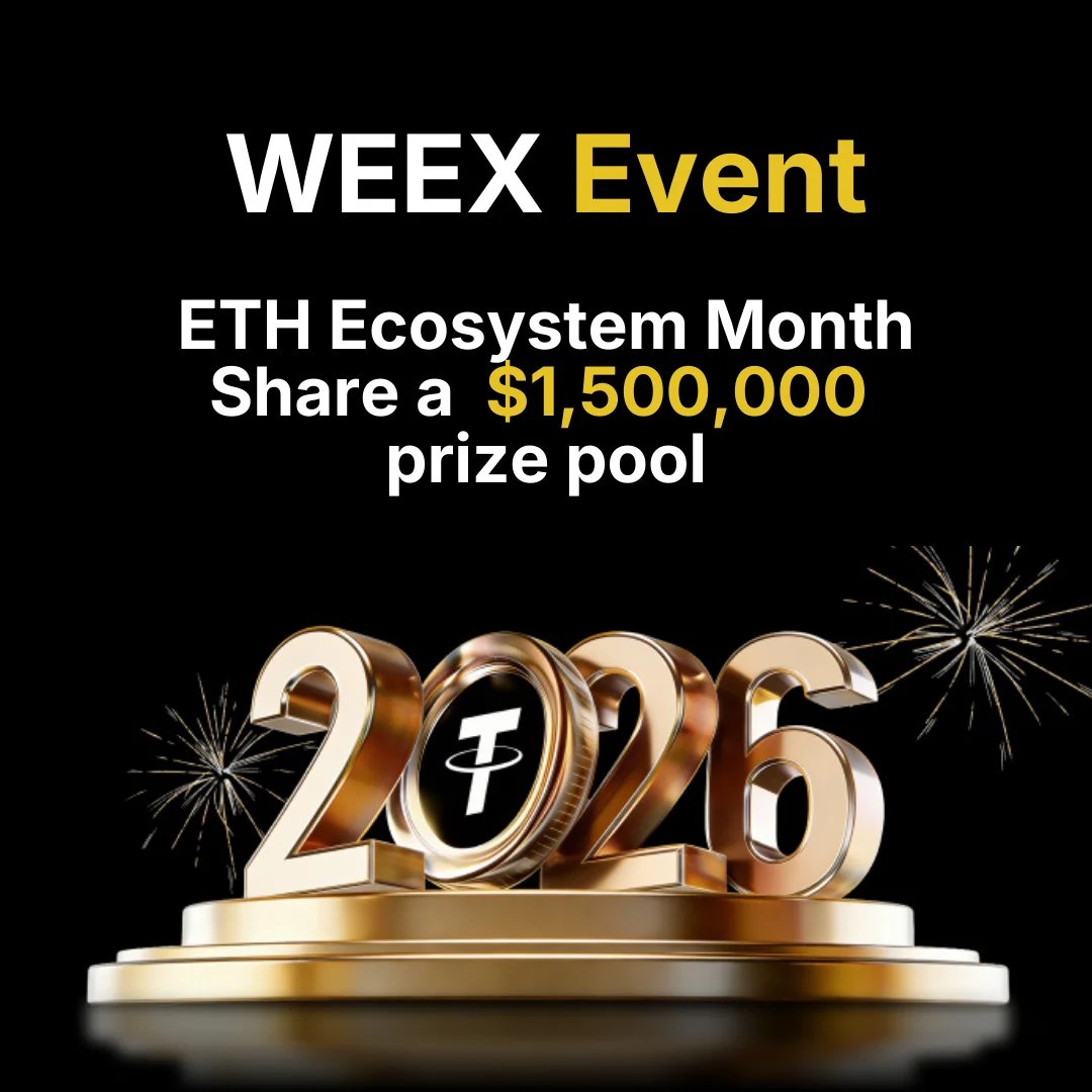 WEEX ETH Ecosystem Month Event - Share $1,500,000 Prize Pool Banner