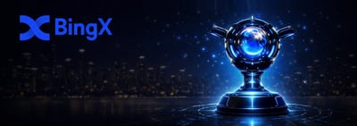 BingX Exchange Promotion Banner - Up to $7,700 Bonus and Fee Discount